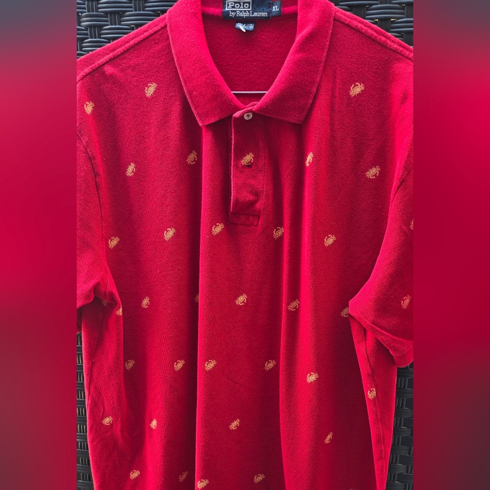 Men's Polo by Ralph Lauren Short Sleeve Crab Polo Shirt, Size XL /Never Worn!